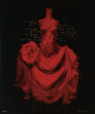 Luca Bellandi - Serigrafie - Barocco 21 - Serigrafia polimaterica a tiratura limitata a 200 + XX esemplari - cm 111x92 - Galleria Casa d'Arte - Bra (CN)